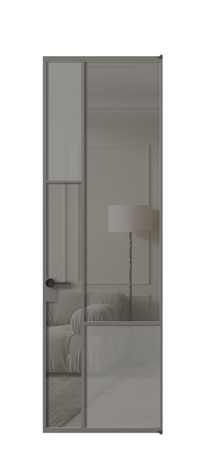 Дверь межкомнатная Mosaic АЛПЛ041.13 Алюминий классический серый Сатинированное серое стекло, триплекс, 6 мм + Прозрачное серое стекло, триплекс, 6 мм Без короба АКЛС Цена 127772 Стоимость комплекта двери включает:
1. Полотно (600/650/700/750/800/850/900/950*2000-2400 мм).
2. Короб
3. Комплект фурнитуры (2 торцевые петли и магнитный замок с ответной планкой). Фабрика дверей Волховец 8 (800) 551 43 19 Межкомнатная дверь Mosaic АЛПЛ041.13 Алюминий классический серый Сатинированное серое стекло, триплекс, 6 мм + Прозрачное серое стекло, триплекс, 6 мм Цена 127772 ₽ | Volhovec