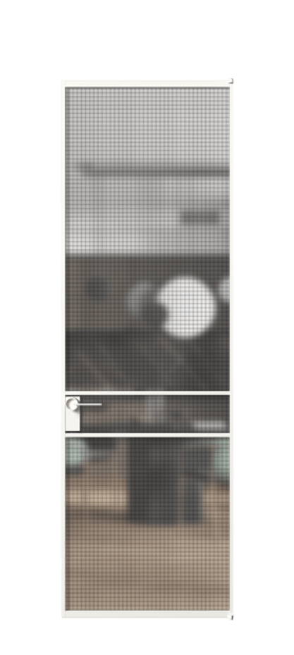 Алюминиевая дверь АЛПЛ040.02 Алюминий Белый Декоративное стекло с сеткой "Mesh silver", триплекс, 6 мм. Без короба бел Цена 138890 Стоимость комплекта двери включает:
1. Полотно (600/650/700/750/800/850/900/950*2000-2400 мм).
2. Короб
3. Комплект фурнитуры (2 торцевые петли и магнитный замок с ответной планкой). Фабрика дверей Волховец 8 (800) 551 43 19 Алюминиевая дверь АЛПЛ040.02 Алюминий Белый Декоративное стекло с сеткой "Mesh silver", триплекс, 6 мм Цена 138890 | Volhovec