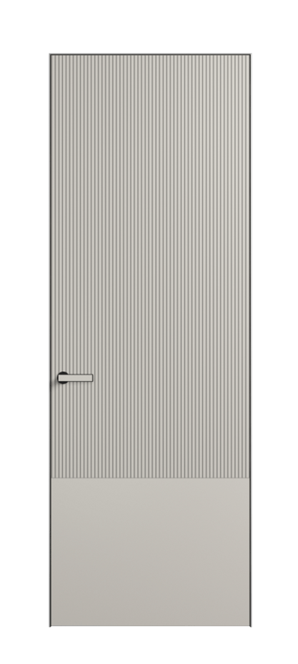 Дверь межкомнатная Velvet 8203 Матовый облачно-серый. Скрытый короб Черный Цена 89090 . Фабрика дверей Волховец 8 (800) 551 43 19 Межкомнатная дверь Velvet 8203 Матовый облачно-серый. Цена 89090 | Volhovec