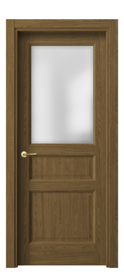 Межкомнатная дверь Галант 1432 Торфяной дуб Сатинированное стекло Цена 31579 ₽ | Volhovec