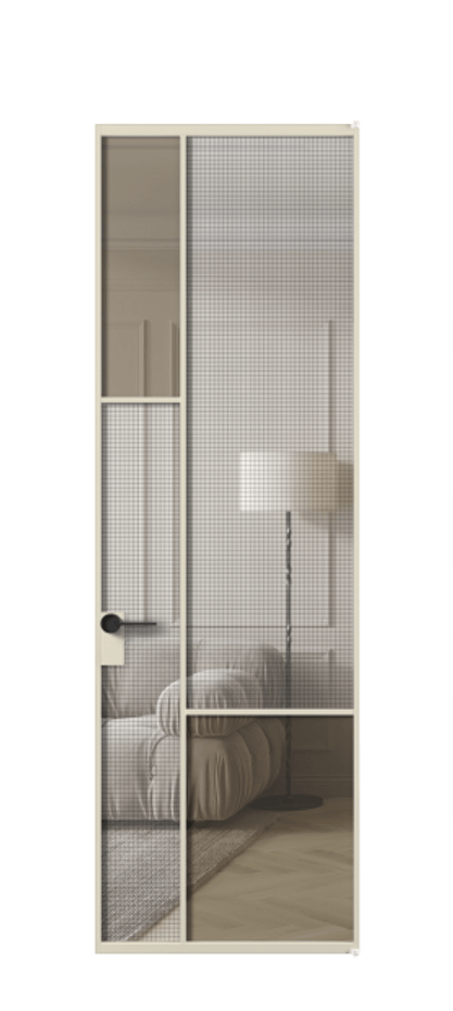Дверь межкомнатная Mosaic АЛПЛ041.13 Алюминий бежево-серый Декоративное стекло с сеткой "Mesh silver", триплекс, 6 мм + Прозрачное бронзовое стекло, триплекс, 6 мм Без короба АБСР Цена 26912120 Стоимость комплекта двери включает:
1. Полотно (600/650/700/750/800/850/900/950*2000-2400 мм).
2. Короб
3. Комплект фурнитуры (2 торцевые петли и магнитный замок с ответной планкой). Фабрика дверей Волховец 8 (800) 551 43 19 Межкомнатная дверь Mosaic АЛПЛ041.13 Алюминий бежево-серый Декоративное стекло с сеткой "Mesh silver", триплекс, 6 мм + Прозрачное бронзовое стекло, триплекс, 6 мм Цена 26912120 so'm | Volhovec