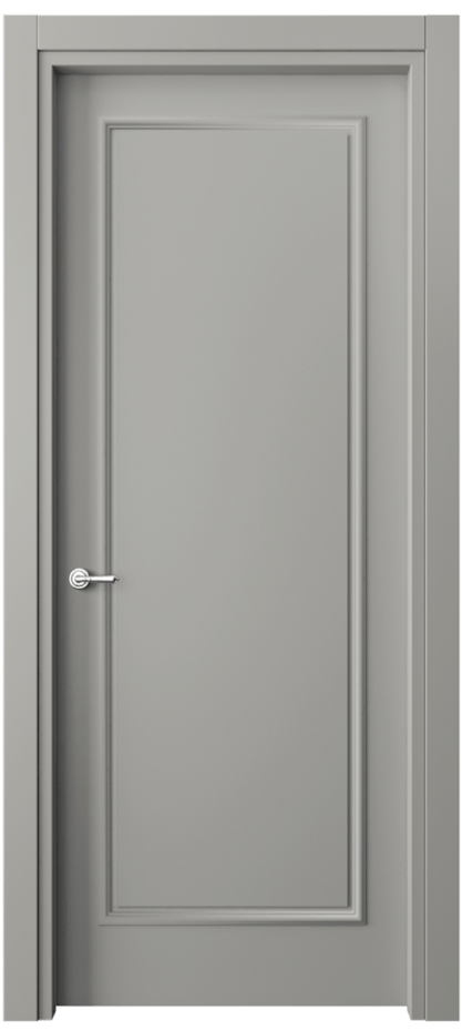 Дверь межкомнатная Paris 8101 Матовый нейтральный серый Гладкий наличник МНСР Цена 66770 ₽ Наличники уже входят в базовый комплект. Фабрика дверей Волховец 8 (800) 551 43 19 Межкомнатная дверь Paris 8101 Матовый нейтральный серый Цена 66770 ₽| Volhovec