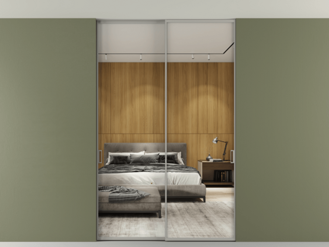 Перегородка Formato внутри проёма двустворчатая со скрытым креплением в потолок АЛПР 040.01 Алюминий нейтральный серый Двустороннее зеркало, триплекс 6 мм, триплекс 6 мм. Цена 261640 ₽ 1. Полотно 2 шт. (800/2100 мм)
2. Комплект установки раздвижной системы
3. Базовый комплект фурнитуры
4. Ручка RONDO. Фабрика дверей Волховец 8 (800) 551 43 19 Перегородка Formato внутри проёма двустворчатая со скрытым креплением в потолок АЛПР 040.01 Алюминий нейтральный серый Двустороннее зеркало, триплекс 6 мм, триплекс 6 мм Цена 261640 ₽ | Volhovec