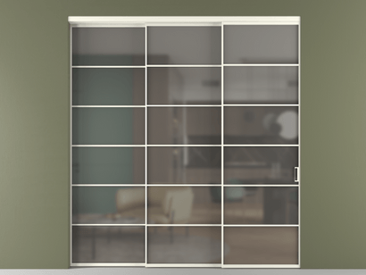 Алюминевая перегородка АЛПР 040.04_АЖМ_Серый сатин триплекс_new. Цвет Алюминий жемчужный. Материал Алюминий в эмали. Коллекция Перегородка Formato внутри проёма телескопик синхро 2. Фото. Алюминевая перегородка АЛПР 040.04_АЖМ_Серый сатин триплекс_new. Цвет Алюминий жемчужный. Материал Алюминий в эмали. Коллекция Перегородка Formato внутри проёма телескопик синхро 2. Картинка.