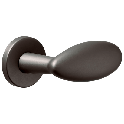 Ручки для межкомнатных дверей Ручка дверная Овум. Цвет Чёрный. Коллекция Овум. Фото. Ручки для дверей Ручка дверная Овум. Цвет Чёрный. Коллекция Овум. Картинка.