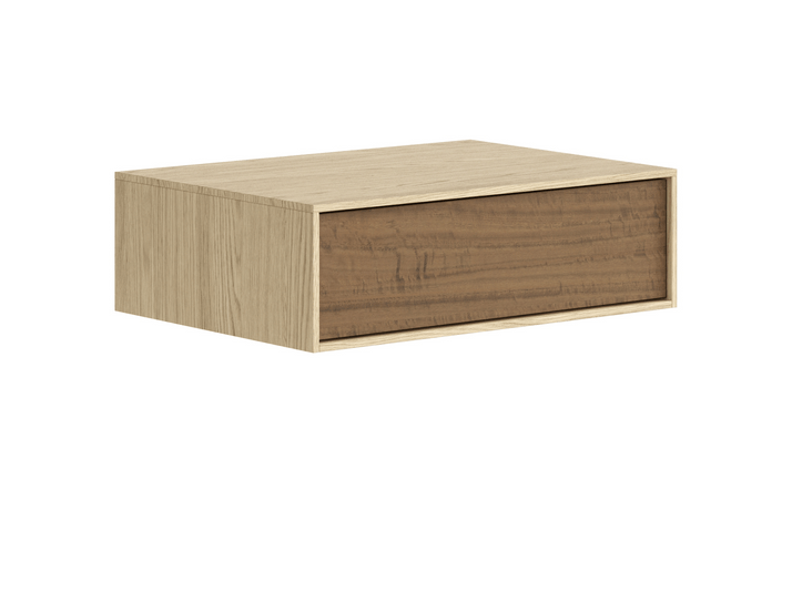 Мебель Тумба подвесная прикроватная Модуле 1 ящик. Цвет Жемчужный дуб. Материал Ламинатин. Коллекция Тумба подвесная прикроватная Модуле 1 ящик. Картинка.