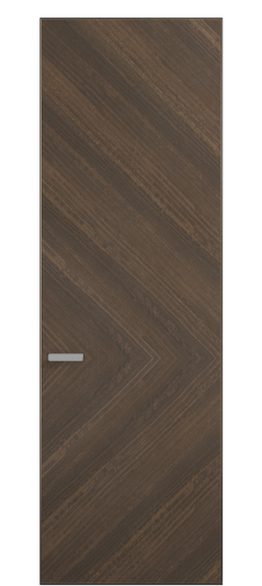Дверь межкомнатная 0202 ЭВММ Эвкалипт мореный матовый. Цвет Эвкалипт мореный матовый. Материал Шпон эвкалипта НатурВуд. Коллекция Рифт. Картинка.