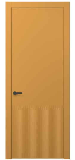 Дверь межкомнатная 8626 Пастельно-жёлтый RAL 1034. Цвет RAL Пастельно-жёлтый RAL 1034. Материал Гладкая эмаль. Коллекция Дюна. Картинка.