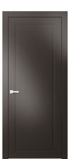 Дверь межкомнатная АКП 8001 МАН Матовый антрацит. Цвет Матовый антрацит. Материал Гладкая эмаль. Коллекция Neo Classic. Картинка.