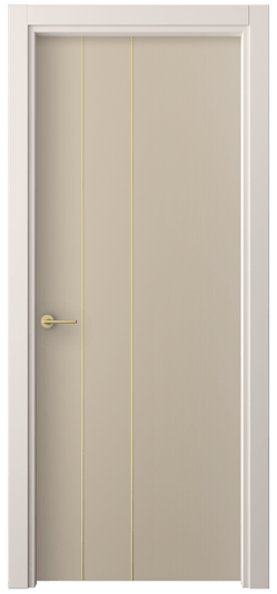 Дверь межкомнатная 4203 ПЭСК. Цвет ПЭТ серо-коричневый . Материал ПЭТ. Коллекция Фридом. Картинка.