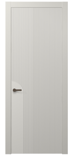Дверь межкомнатная 8625 МТСР. Цвет Матовый тёплый серый. Материал Гладкая эмаль. Коллекция Дюна. Картинка.