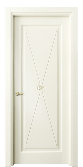 Дверь межкомнатная 6361 МБМ. Цвет Бук молочно-белый. Материал Массив бука эмаль. Коллекция Toscana Litera. Картинка.