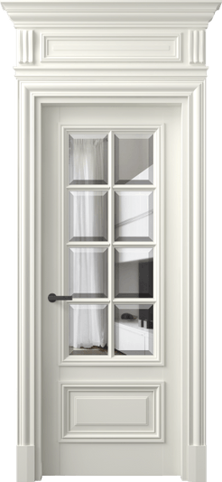 Дверь межкомнатная 7316 МЖМ ПРОЗ Ф. Цвет Матовый жемчужный. Материал Гладкая эмаль. Коллекция Антик. Картинка.