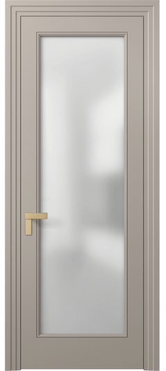 Дверь межкомнатная 8300 МБСК Сатин. Цвет Матовый бисквитный. Материал Гладкая эмаль. Коллекция Рокка. Картинка.