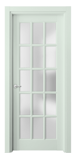 Дверь межкомнатная 6311 NCS S 1005-B80G. Цвет NCS NCS S 1005-B80G. Материал Гладкая эмаль. Коллекция Тоскана Грильято. Картинка.