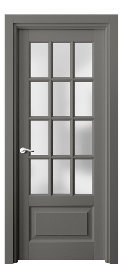Дверь межкомнатная 0728 ДКЛС САТ. Цвет Дуб классический серый. Материал Массив дуба эмаль. Коллекция Lignum. Картинка.