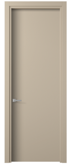 Дверь межкомнатная 0010 ПЭСК. Цвет ПЭТ серо-коричневый . Материал ПЭТ. Коллекция Планум. Картинка.