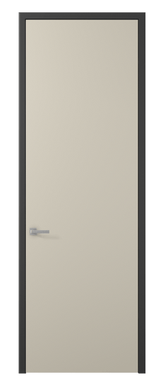 Дверь межкомнатная 0010 МБСР. Цвет Матовый бежево-серый. Материал Гладкая эмаль. Коллекция Planum. Картинка.
