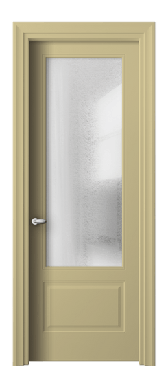 Дверь межкомнатная 8542 Слоновая кость RAL 1014 ЛЕД. Цвет RAL Слоновая кость RAL 1014. Материал Гладкая эмаль. Коллекция Эссе. Картинка.