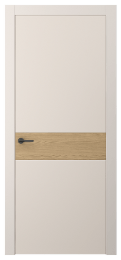 Дверь межкомнатная АКП 4221 ПЭПБ. Цвет ПЭТ пудровый бежевый. Материал ПЭТ. Коллекция Фридом. Картинка.