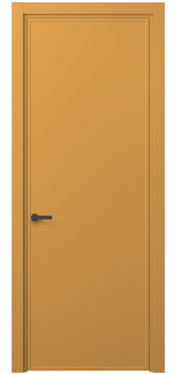 Дверь межкомнатная 8601 Пастельно-жёлтый RAL 1034. Цвет RAL Пастельно-жёлтый RAL 1034. Материал Гладкая эмаль. Коллекция Фрэйм. Картинка.