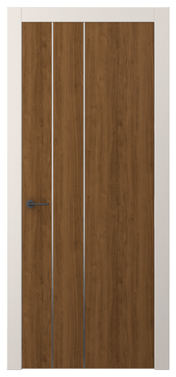 Дверь межкомнатная АКП 4203 ЛОР Лесной орех. Цвет Лесной орех. Материал Ламинатин. Коллекция Фридом. Картинка.