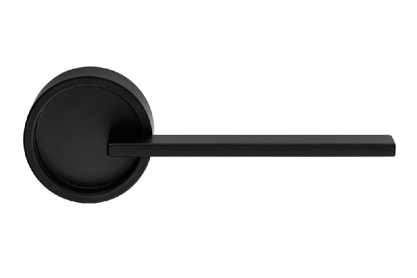 Ручки для дверей Ручка дверная Таймлэсс. Цвет Чёрный. Коллекция Таймлэсс. Картинка.